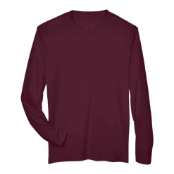 Team 365 Men's Performance Long Sleeve T-Shirt, Blank Tee for DIY Crafts & Custom Printing