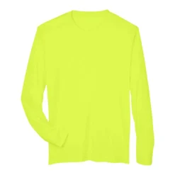 Team 365 Men's Performance Long Sleeve T-Shirt, Blank Tee for DIY Crafts & Custom Printing