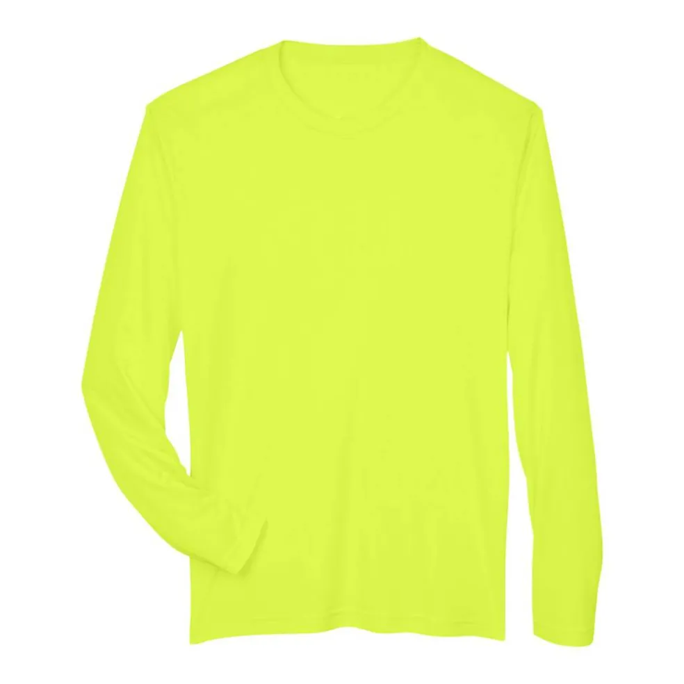 Team 365 Men's Performance Long Sleeve T-Shirt, Blank Tee for DIY Crafts & Custom Printing