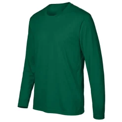 Team 365 Men's Performance Long Sleeve T-Shirt, Blank Tee for DIY Crafts & Custom Printing
