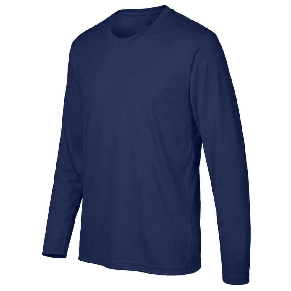Team 365 Men's Performance Long Sleeve T-Shirt, Blank Tee for DIY Crafts & Custom Printing