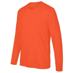 Team 365 Men's Performance Long Sleeve T-Shirt, Blank Tee for DIY Crafts & Custom Printing