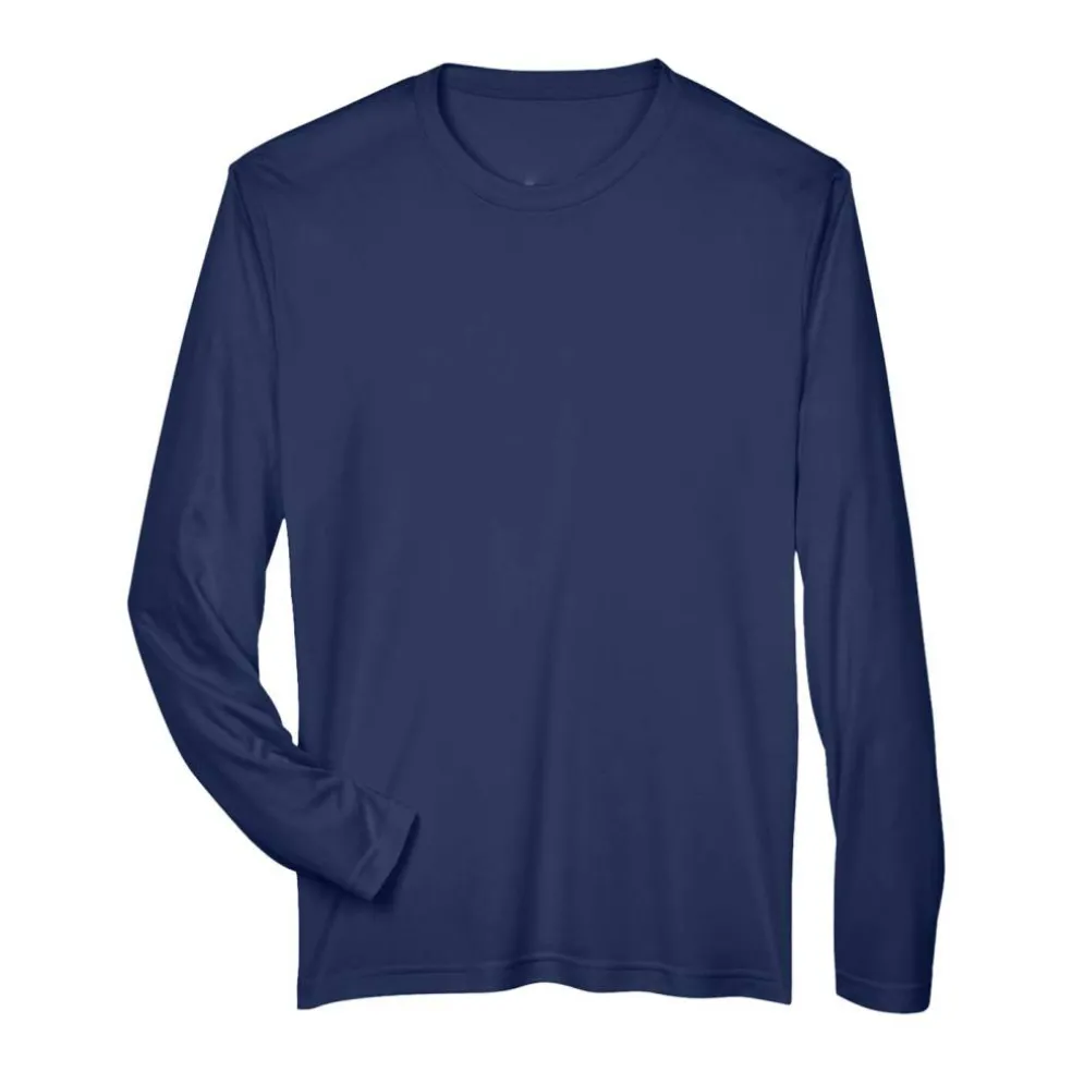 Team 365 Men's Performance Long Sleeve T-Shirt, Blank Tee for DIY Crafts & Custom Printing