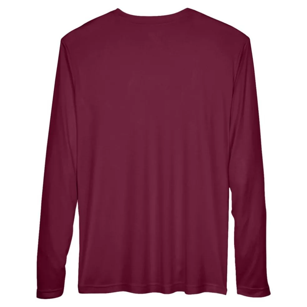Team 365 Men's Performance Long Sleeve T-Shirt, Blank Tee for DIY Crafts & Custom Printing
