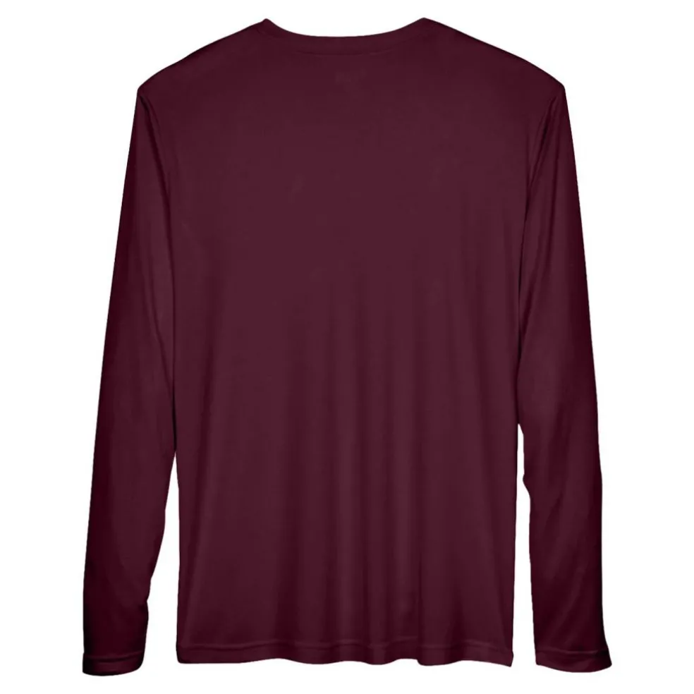 Team 365 Men's Performance Long Sleeve T-Shirt, Blank Tee for DIY Crafts & Custom Printing