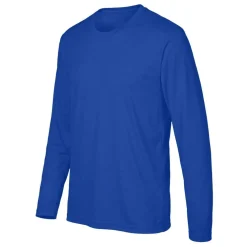 Team 365 Men's Performance Long Sleeve T-Shirt, Blank Tee for DIY Crafts & Custom Printing