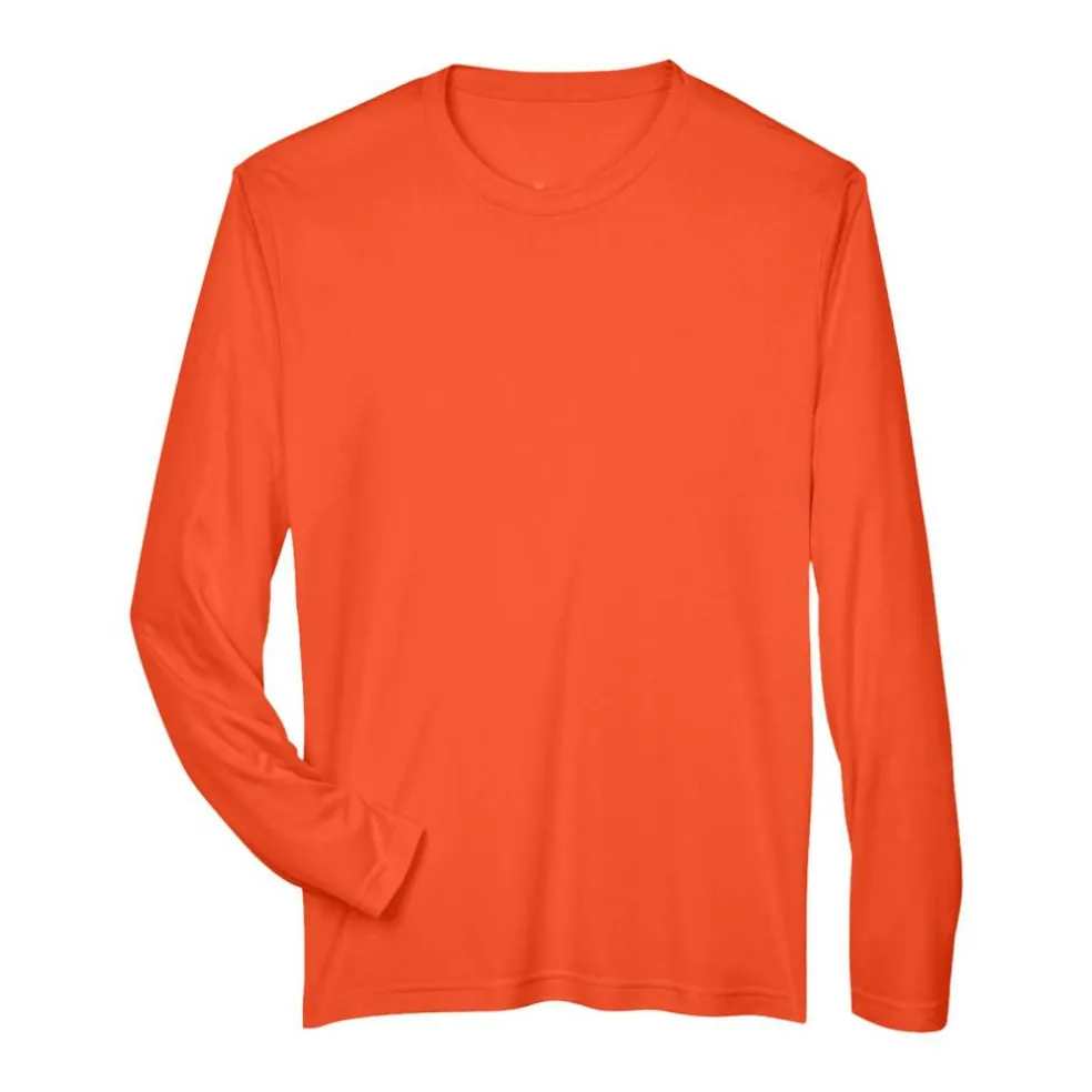 Team 365 Men's Performance Long Sleeve T-Shirt, Blank Tee for DIY Crafts & Custom Printing