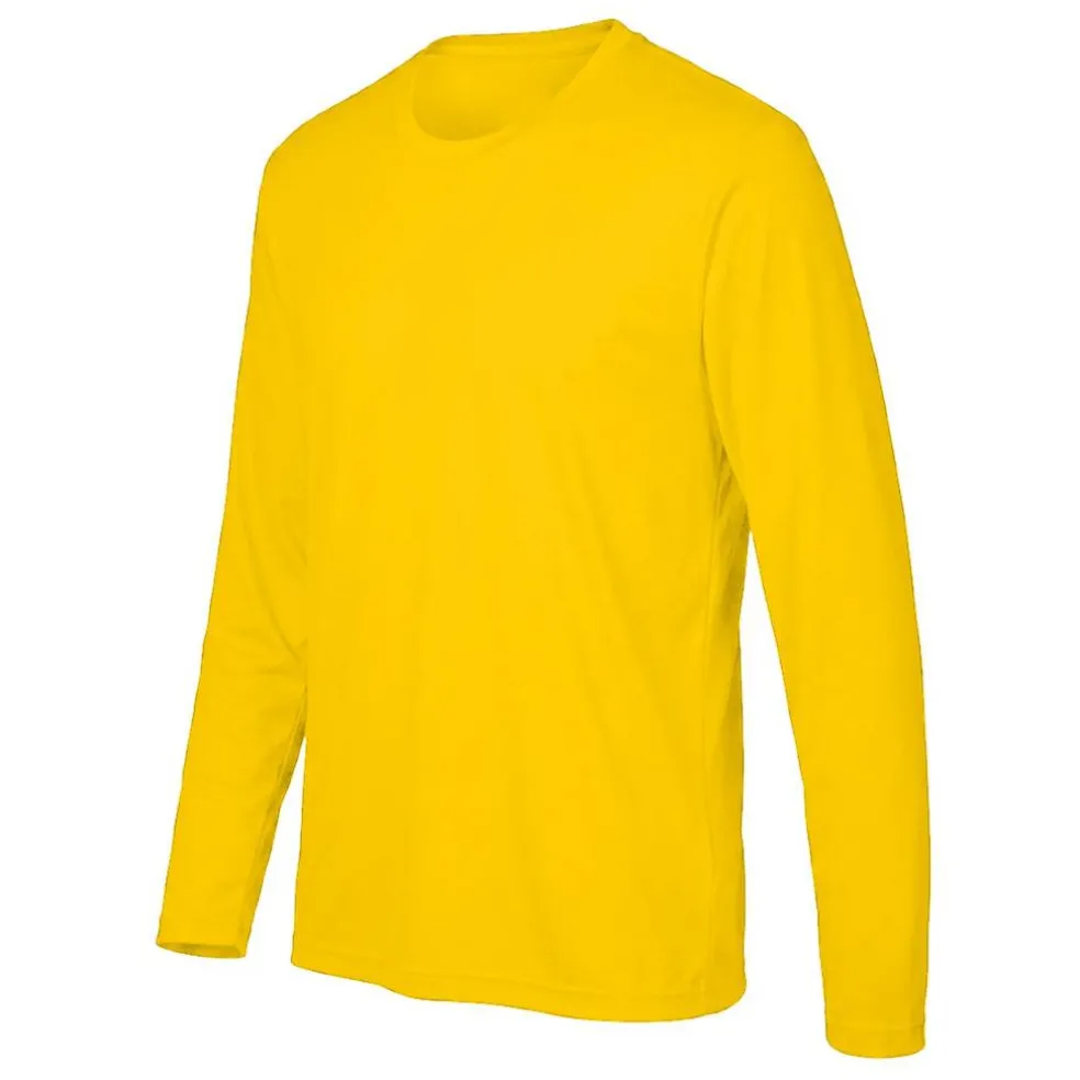 Team 365 Men's Performance Long Sleeve T-Shirt, Blank Tee for DIY Crafts & Custom Printing