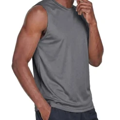 Team 365 Men's Zone Performance Muscle Tank Top, Sleeveless Athletic Tank for Gym & Casual Wear