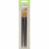 Testors® Flat 3 Piece Premium Brush Set
