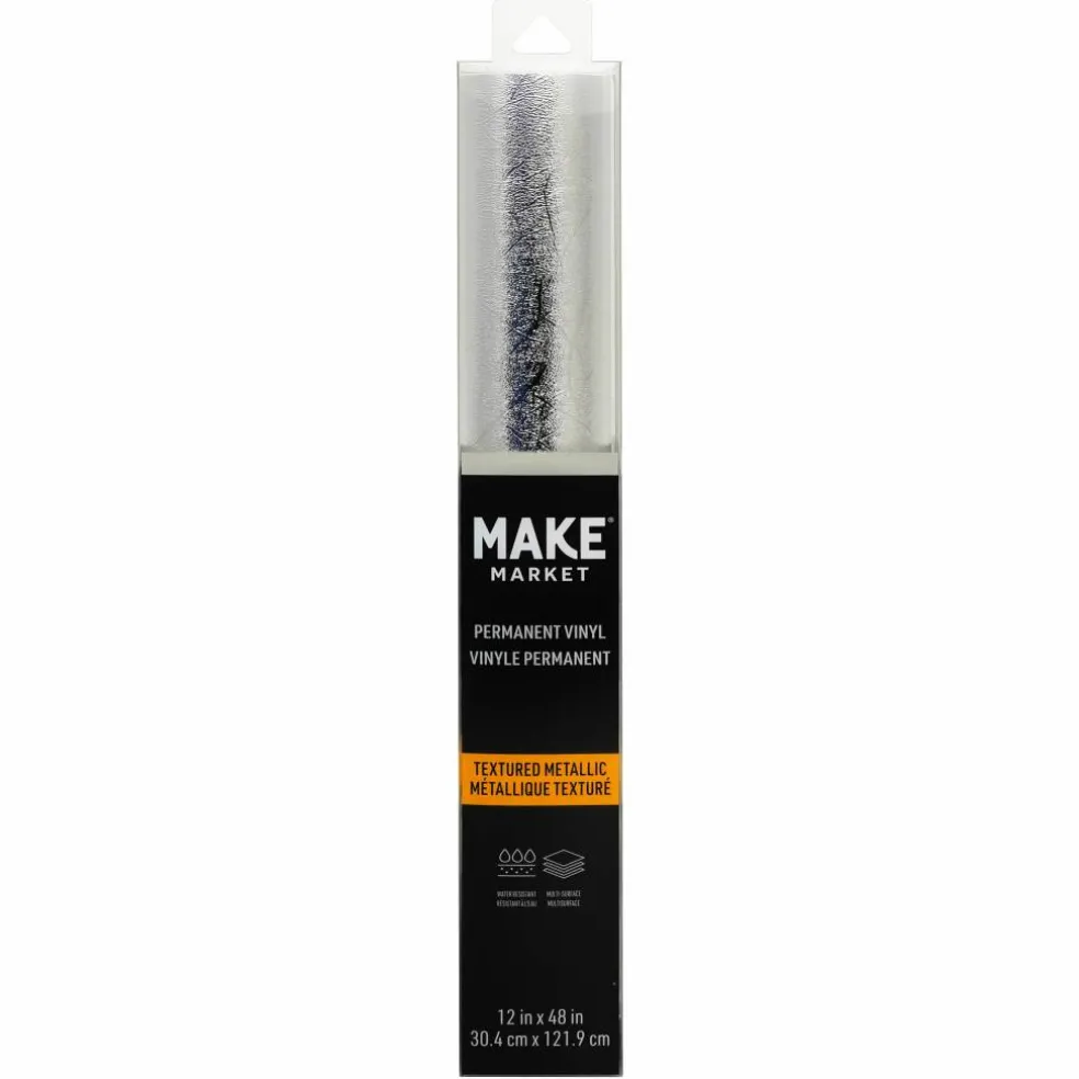 Textured Metallic Permanent Vinyl by Make Market®