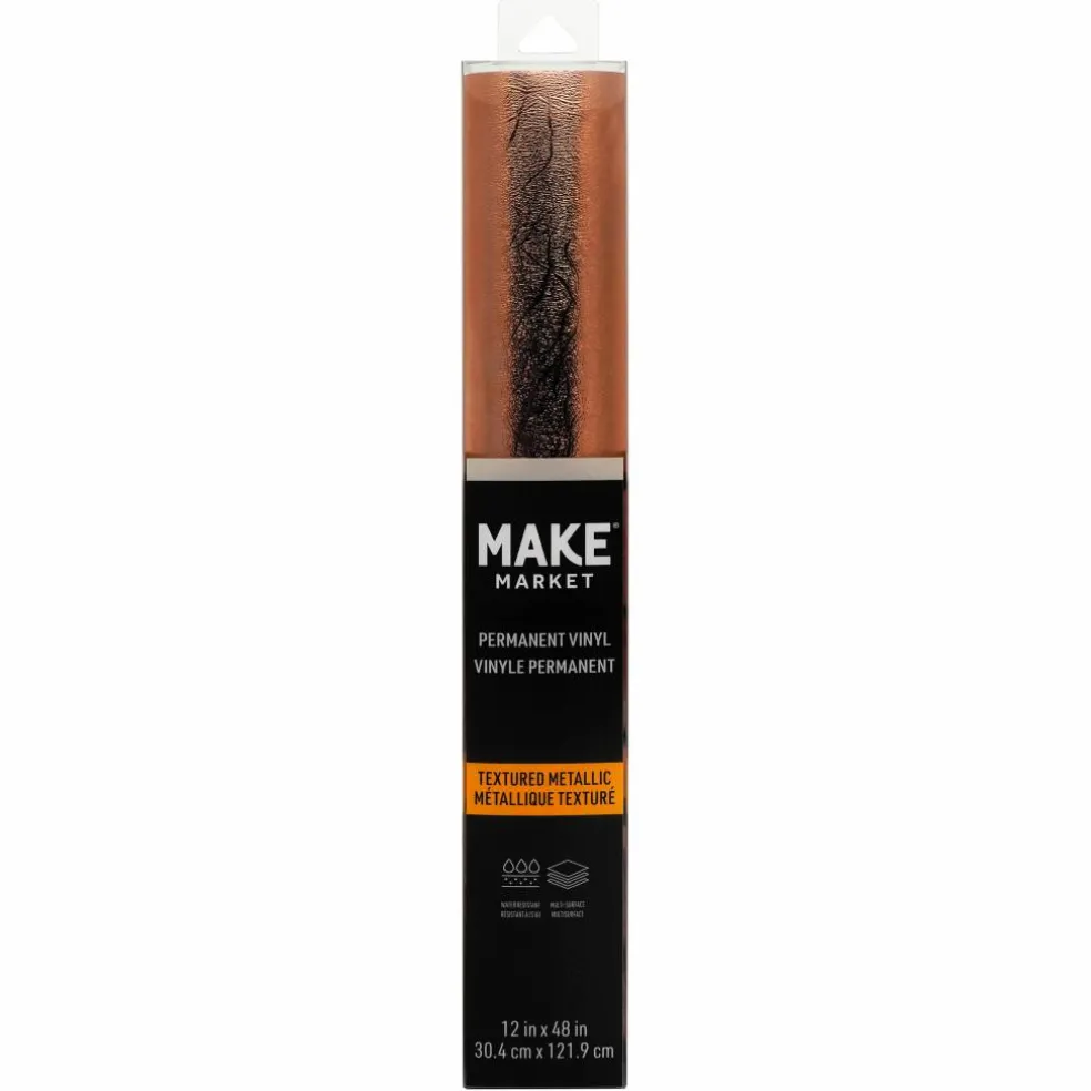 Textured Metallic Permanent Vinyl by Make Market®