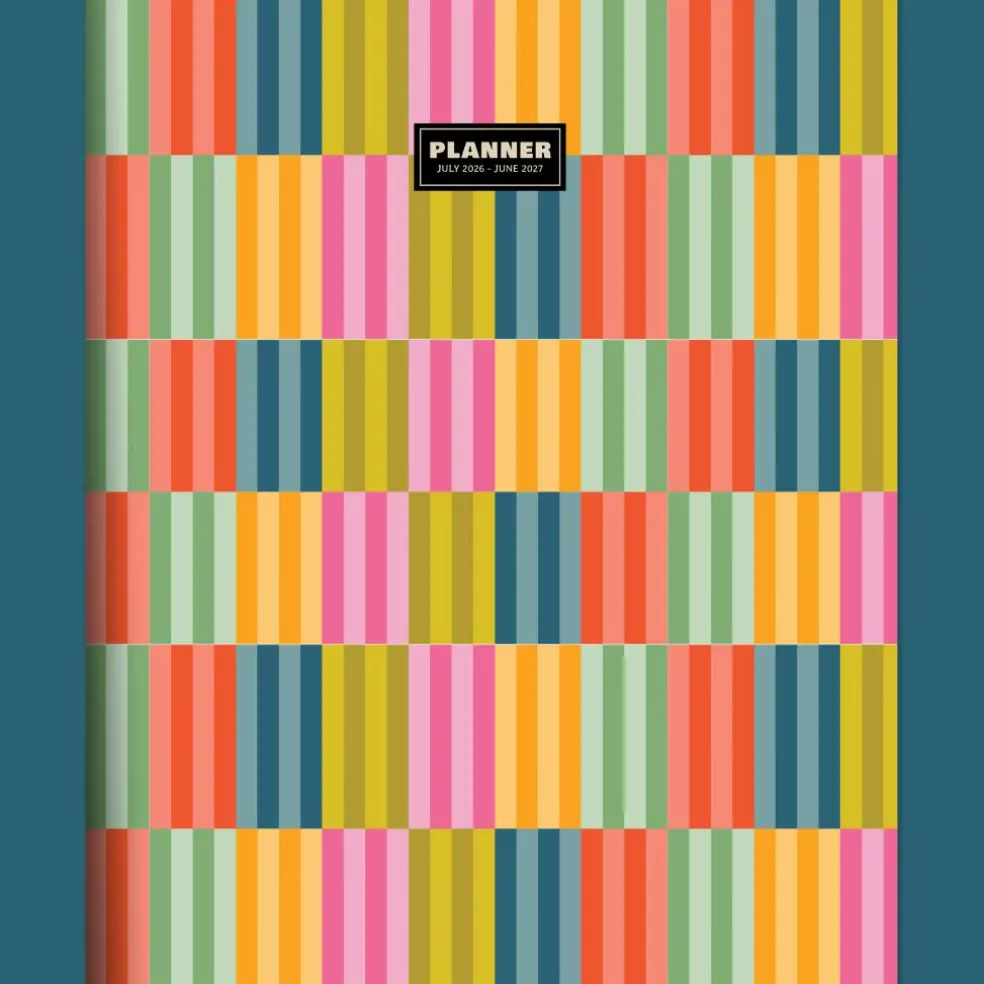 TF Publishing 2026-27 Blocked Colors Monthly Planner