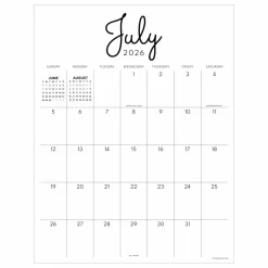 TF Publishing Large 2026-27 Art Poster Wall Calendar