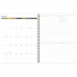 TF Publishing Large Blooming Pink Weekly Monthly Planner