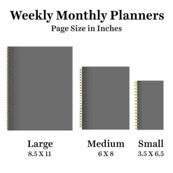 TF Publishing Large Blooming Pink Weekly Monthly Planner
