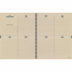 TF Publishing Large Checkered Cowboy Weekly Monthly Planner