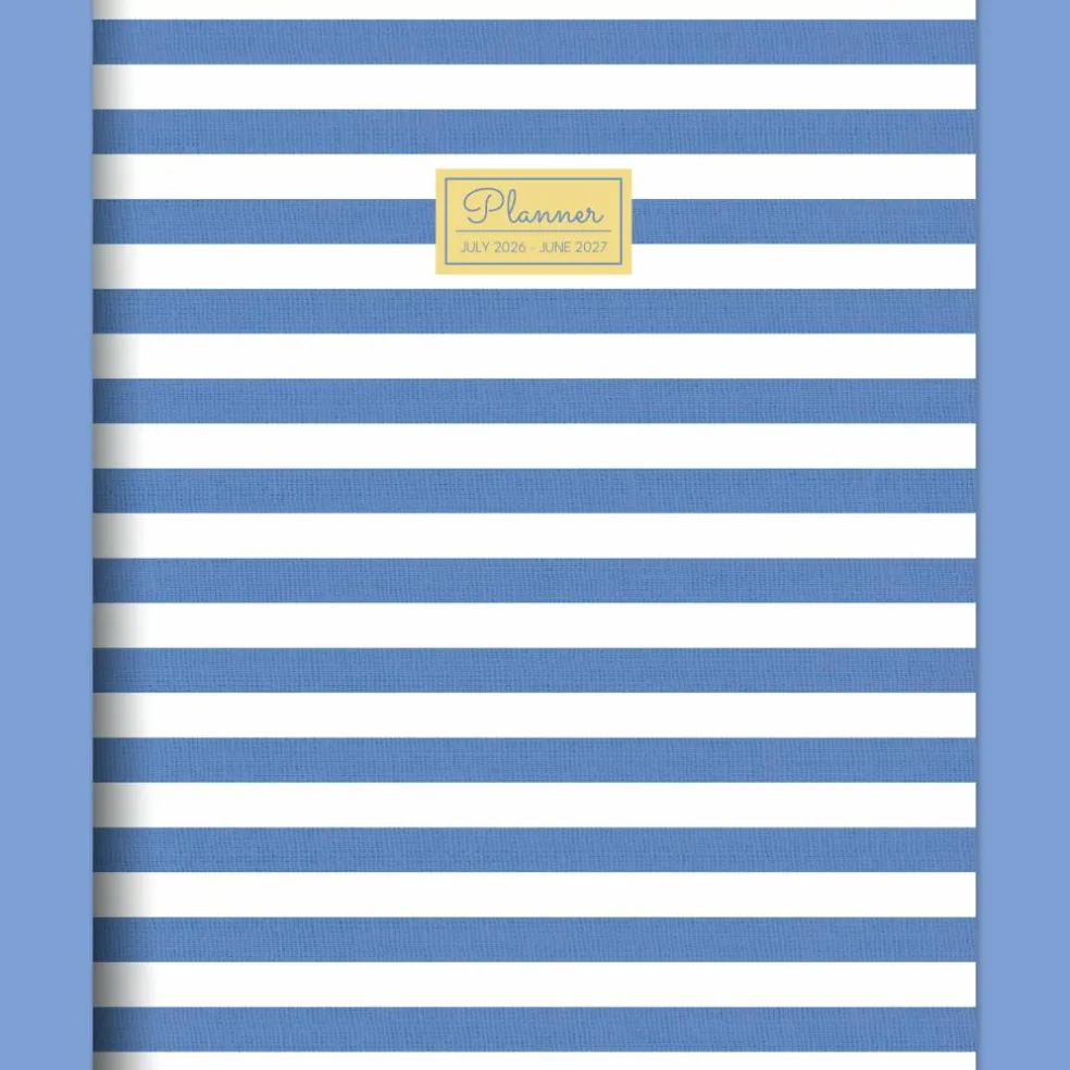 TF Publishing Large 2026-27 Linen Lines Monthly Planner