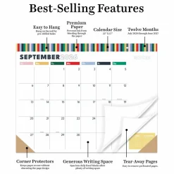 TF Publishing Large 2026-27 Long Weekend Desk Pad Monthly Blotter Calendar