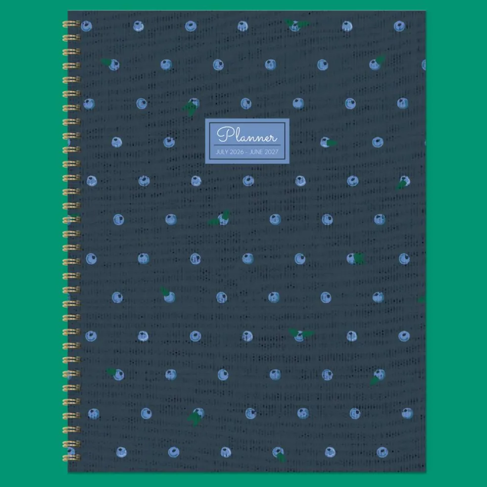 TF Publishing Large Very Blue Berry Weekly Monthly Planner