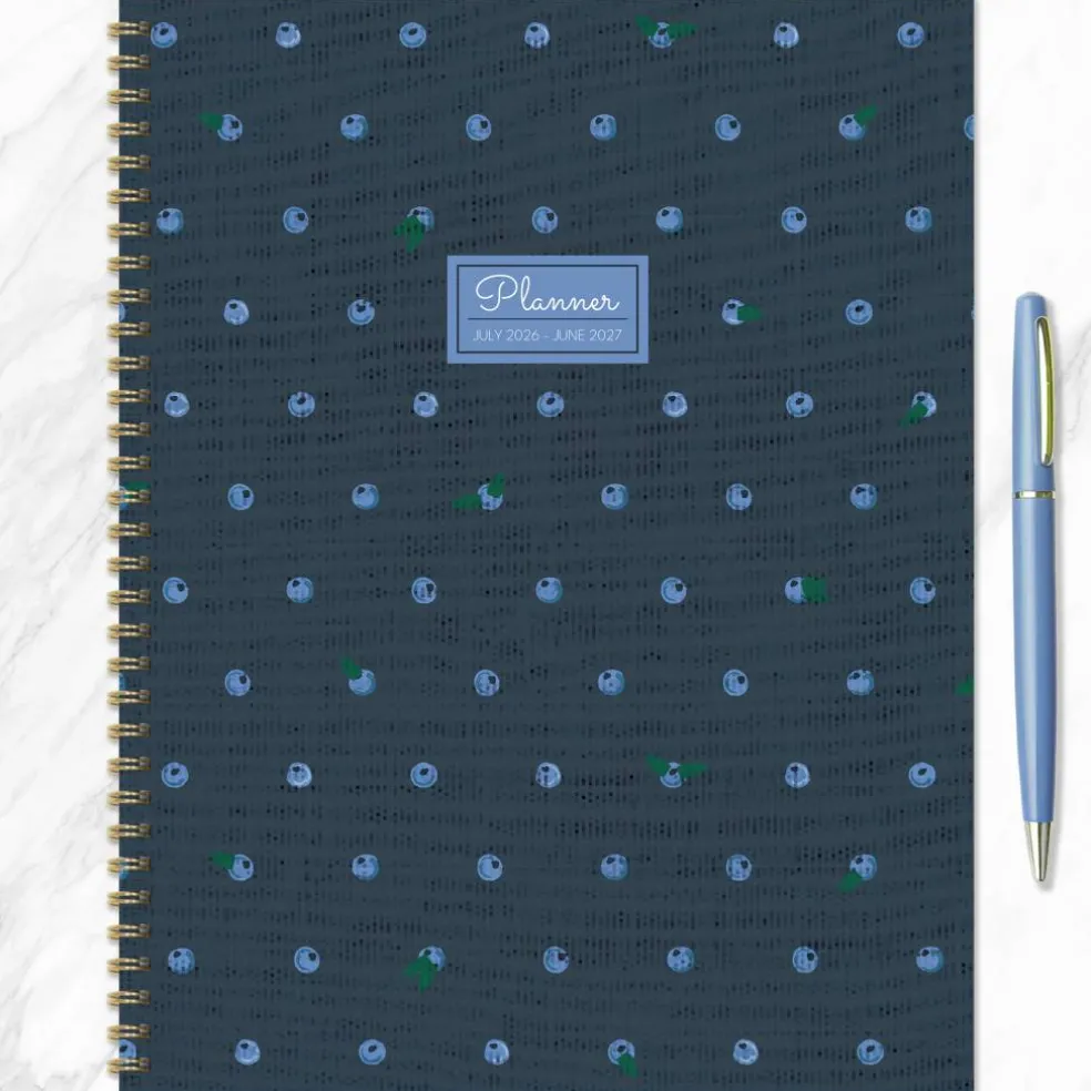 TF Publishing Large Very Blue Berry Weekly Monthly Planner