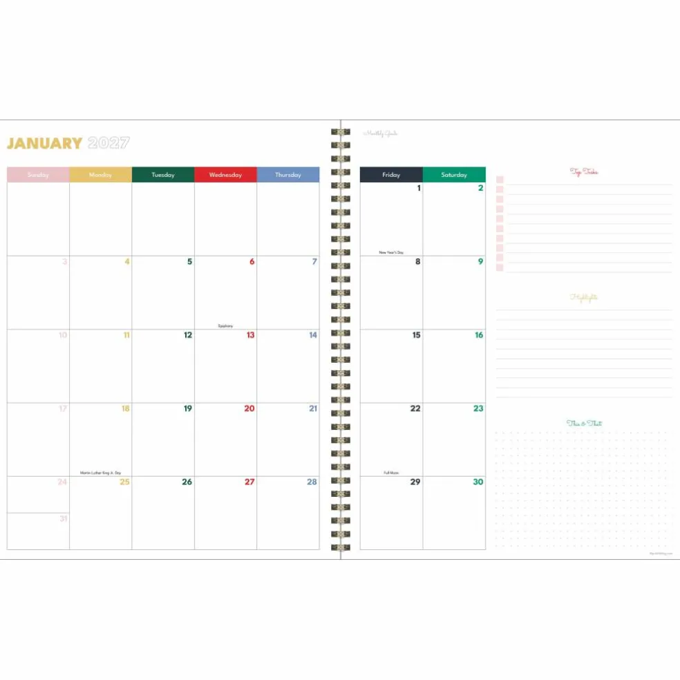 TF Publishing Large Very Blue Berry Weekly Monthly Planner