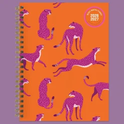 TF Publishing Medium 2026-27 Spicy Cat Weekly Monthly Planner