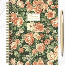 TF Publishing Medium 2026-27 The Rose Garden Weekly Monthly Planner