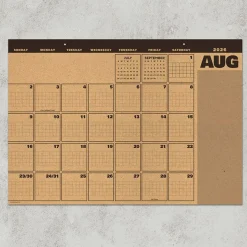 TF Publishing Medium 2026-27 Trail & Timber Desk Pad Monthly Blotter Calendar