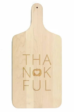 17" Thankful Maple Paddle Cutting Board