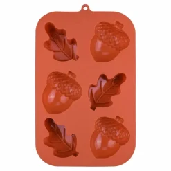 Thanksgiving Acorn & Leaf Silicone Treat Mold by Makery™