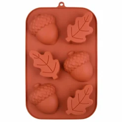 Thanksgiving Acorn & Leaf Silicone Treat Mold by Makery™