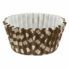 Thanksgiving Brown Plaid Baking Cups, 24ct. by Makery™