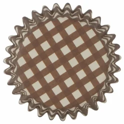 Thanksgiving Brown Plaid Baking Cups, 24ct. by Makery™