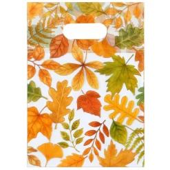 Thanksgiving Leaf Zipper Treat Bags With Handle, 12ct. by Makery™