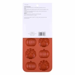 Thanksgiving Pumpkin & Turkey Silicone Candy Mold by Makery™