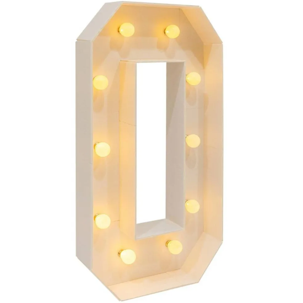 50th Birthday Light Up Numbers – 39.37in LED Marquee Decor