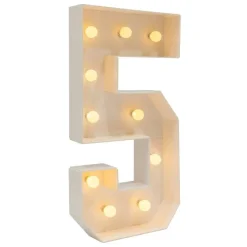 50th Birthday Light Up Numbers – 39.37in LED Marquee Decor