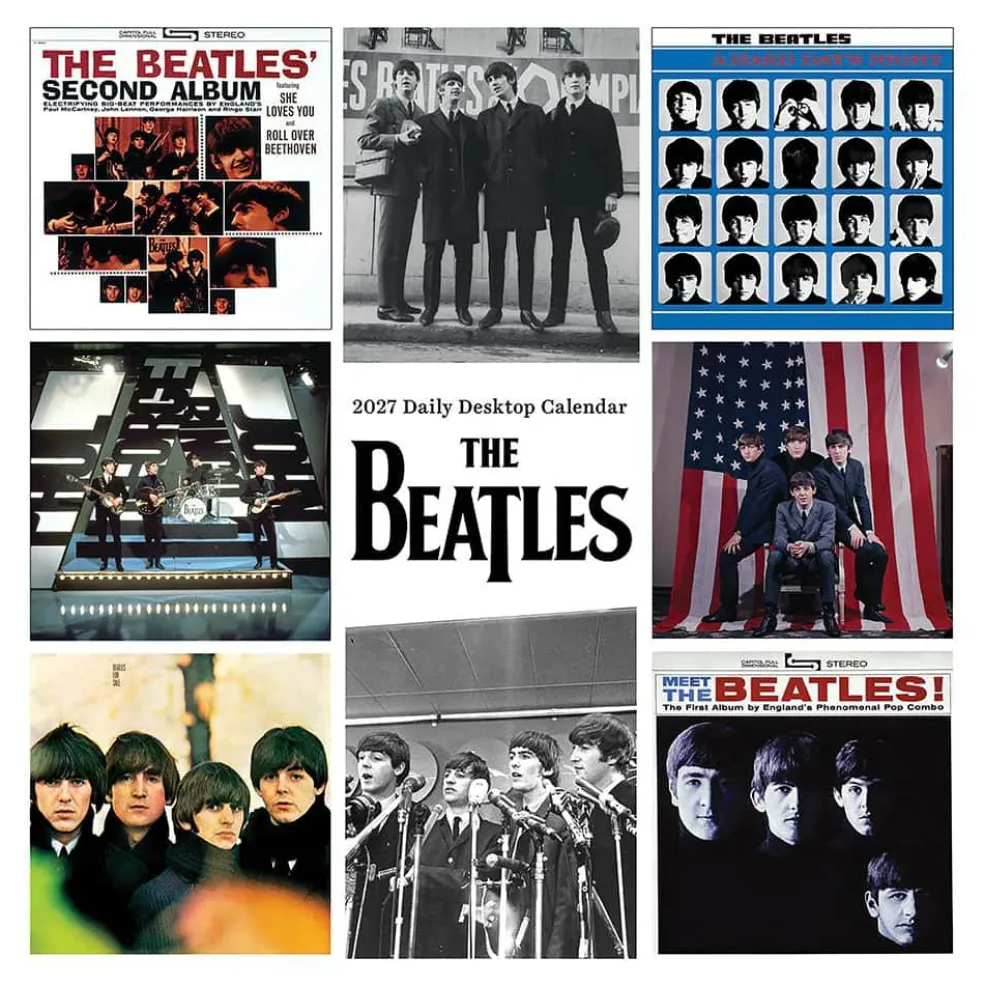 2027 The Beatles Daily Desktop Calendar