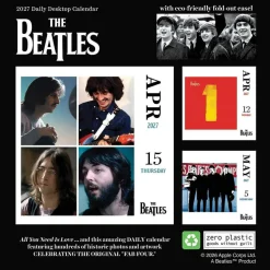 2027 The Beatles Daily Desktop Calendar