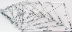 The Complete Fussy Cut Ruler Set by Quilt in a Day