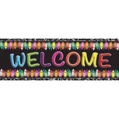 The Original Fun Mat™, Mat Runner, 15.5" x 47", Welcome Crayons