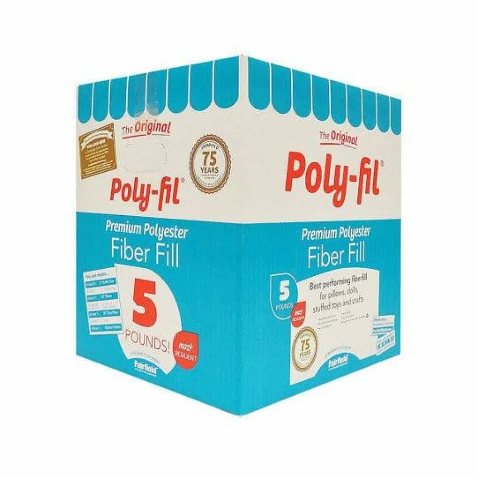 The Original Poly-fil® Premium Polyester Fiber Fill Box, 5lb.