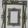 The Paper Studio Elegant Frames #2 Creamy Bronze Adhesive Gems Dimensional Stickers