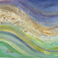 The Sea I by Patricia Pinto 24" x 24" Canvas Wall Art