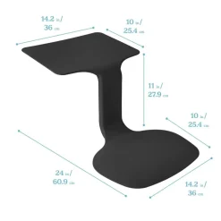 The Surf Portable Lap Desk, Kids Floor Desk, One-Piece Writing Table, Flexible Seating, 10-Pack