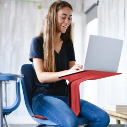 The Surf Portable Lap Desk, Kids Floor Desk, One-Piece Writing Table, Flexible Seating, 10-Pack