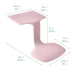 The Surf Portable Lap Desk, Kids Floor Desk, One-Piece Writing Table, Flexible Seating, 10-Pack