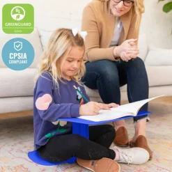 The Surf Portable Lap Desk, Kids Floor Desk, One-Piece Writing Table, Flexible Seating, 10-Pack