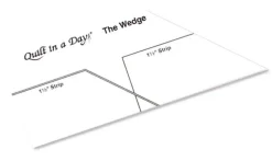 The Wedge Ruler by Quilt in a Day